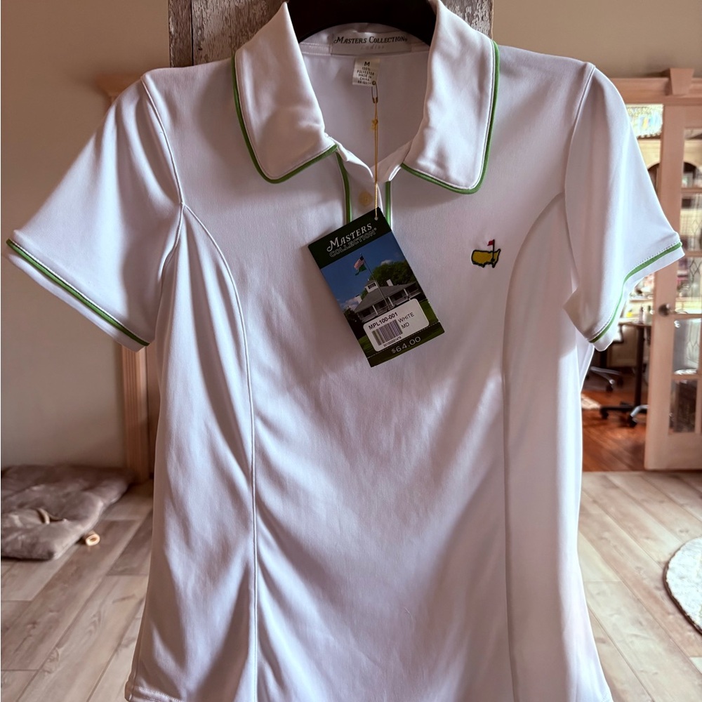 Masters Golf Club Signature Women’s Polo Shirt NWT with Masters Tote Bag